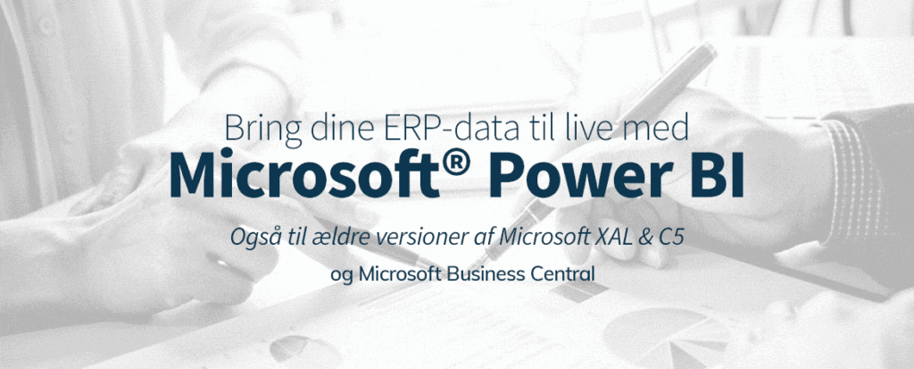 Microsoft Power BI til din XAL, C% og Business Cnetral